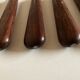 Set de 9 couteaux à manche de bois de palissandre mid century
