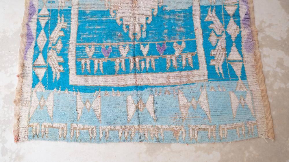 Boujad Vintage Moroccan Rug, 204 x 288 cm