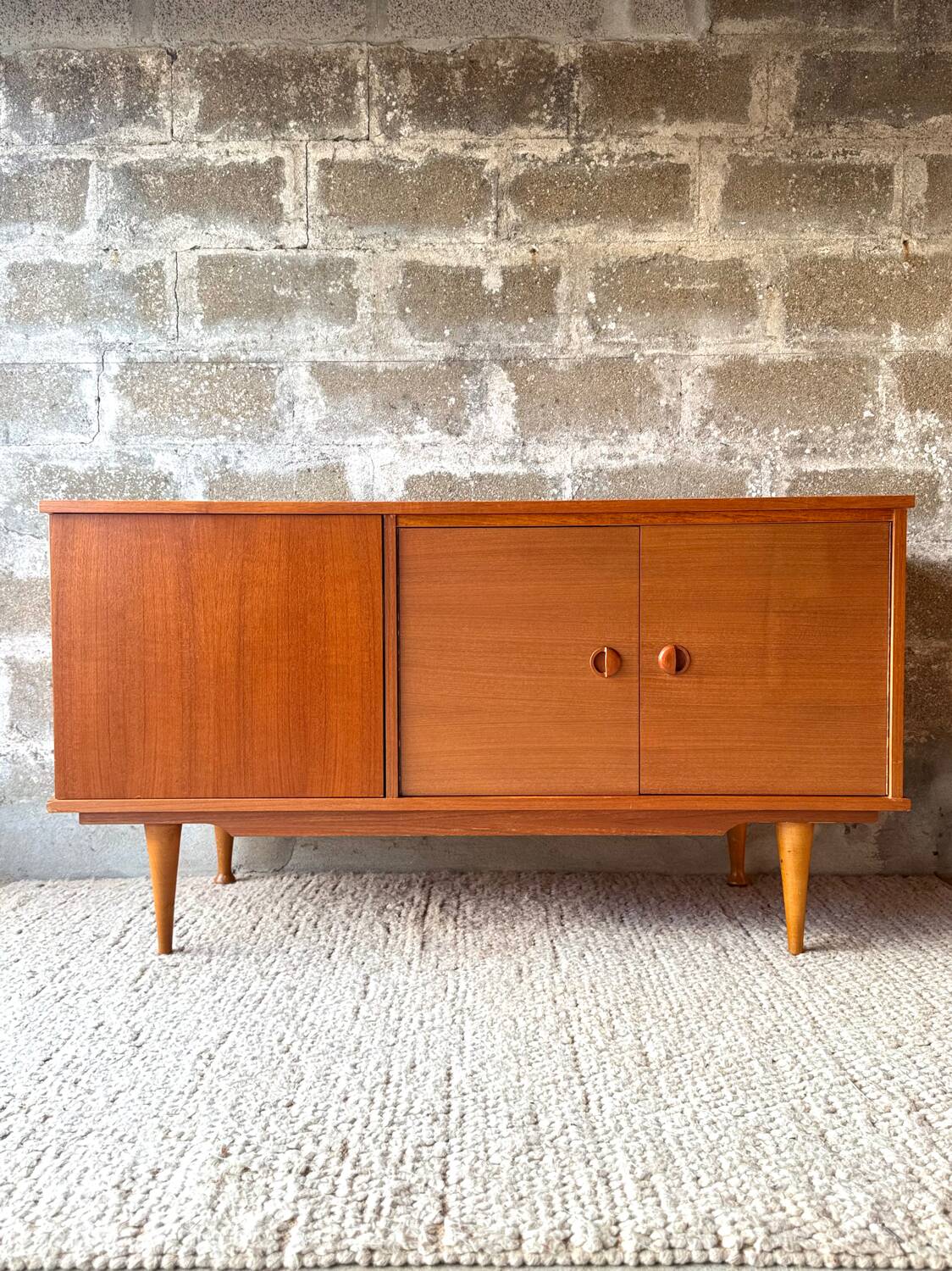 Scandinavian teak sideboard, 1960s/70s.