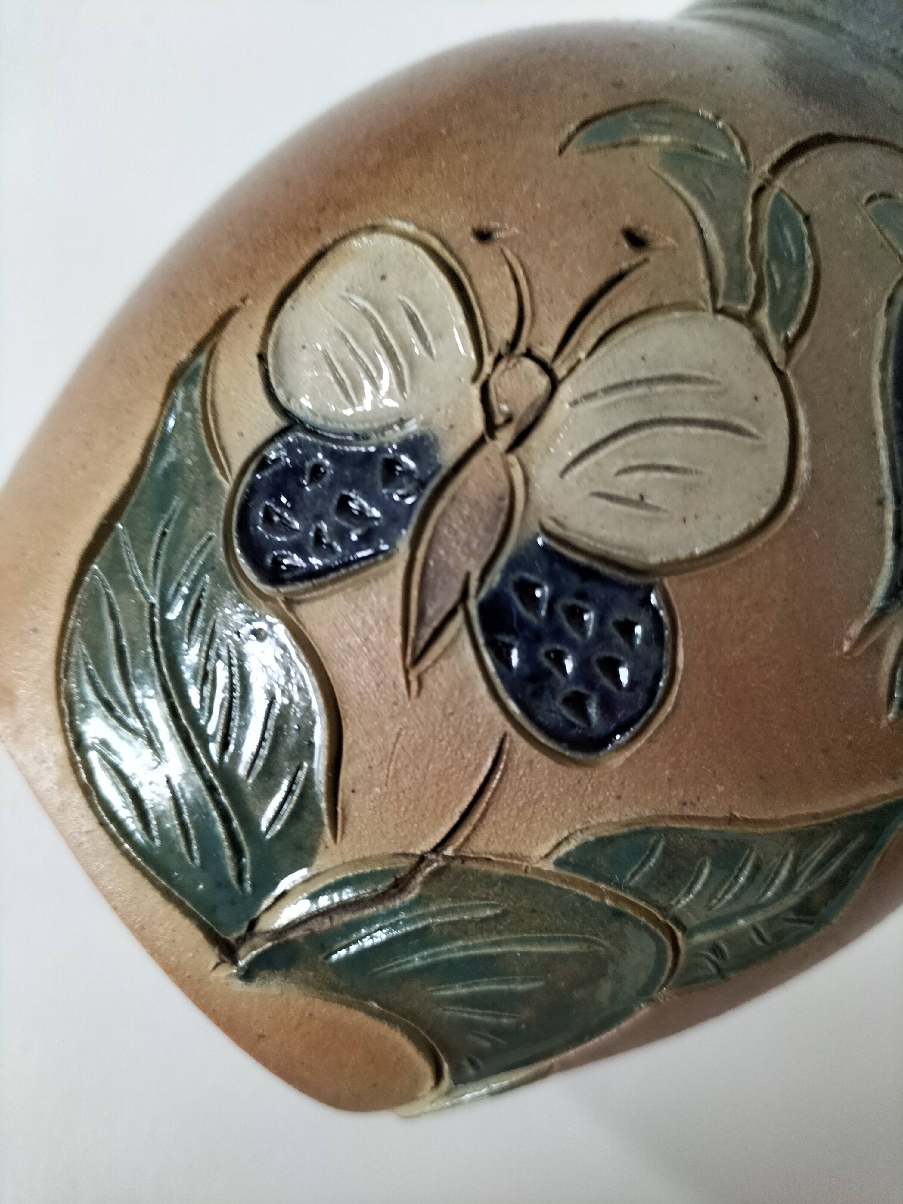 Stoneware pitcher from Poterie des Mottes, Saint Amand en Puisaye (Burgundy)