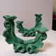 Pair of ceramic candle holders