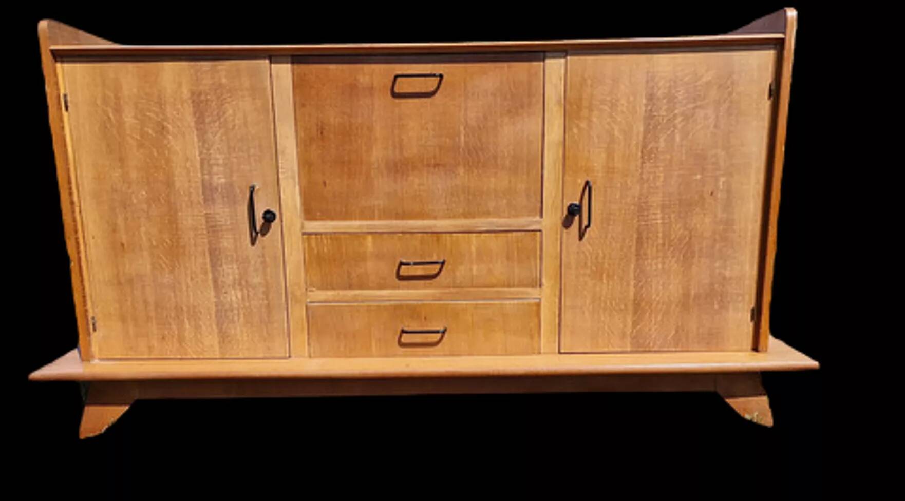 Vintage sideboard with compass legs