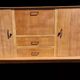 Vintage sideboard with compass legs