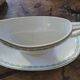 Sarreguemines iron clay sauceboat