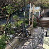Sputnik signature metal chandelier
