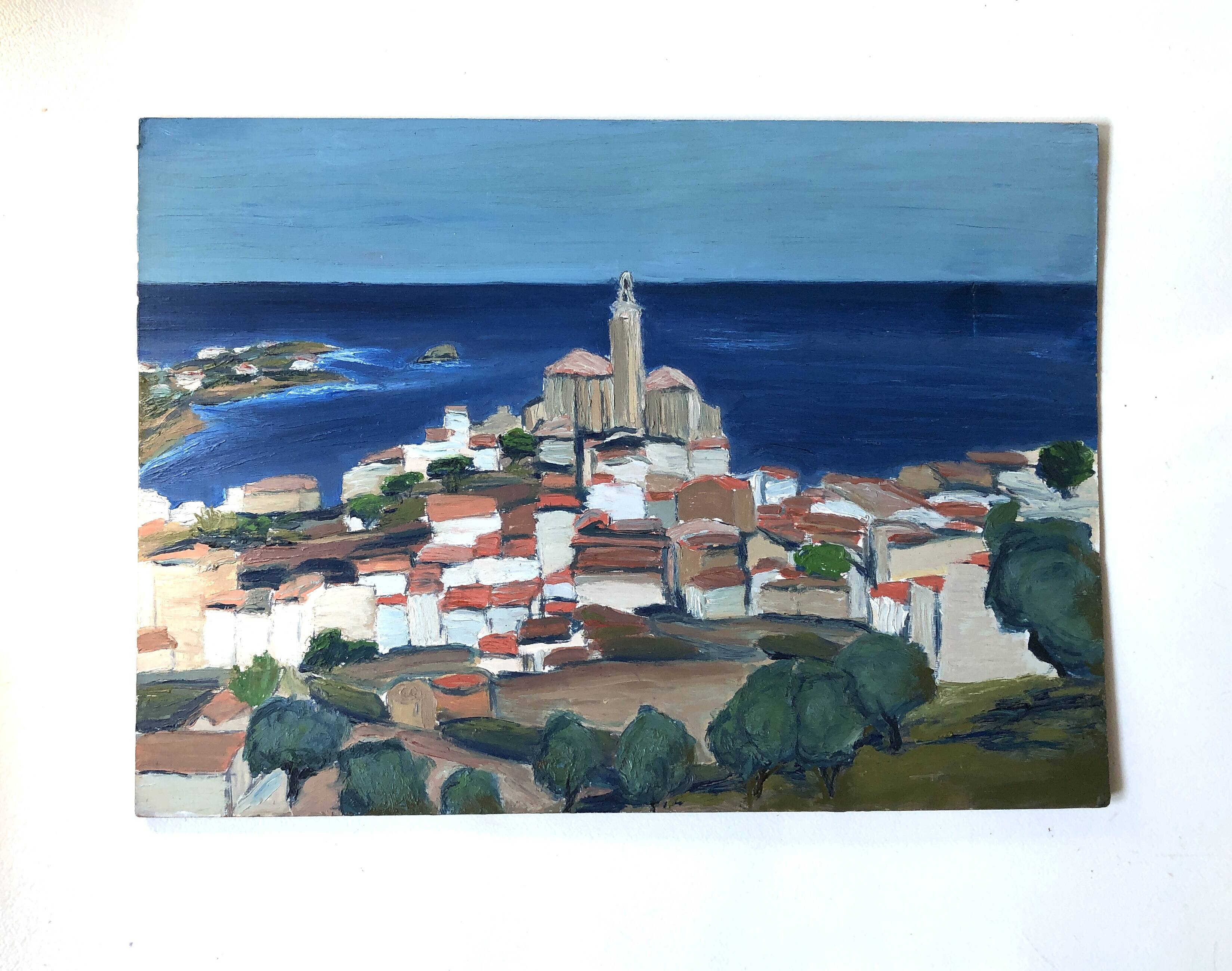 Village painting