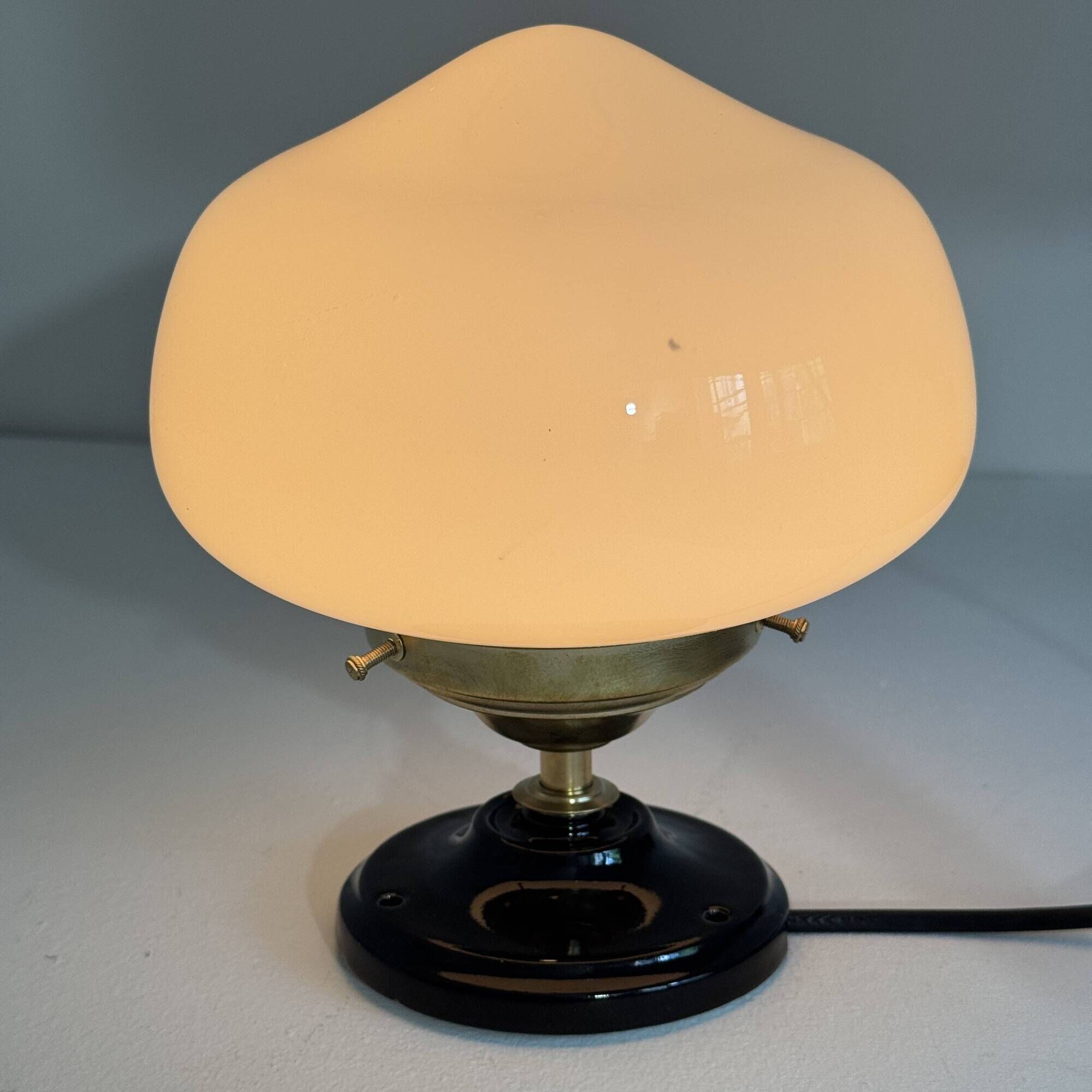 Pair of vintage opaline wall lights