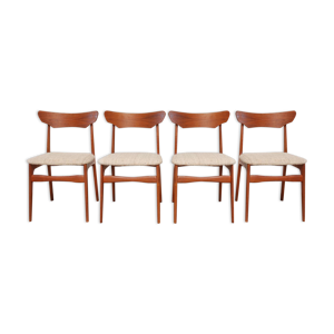 lot de chaises en teck