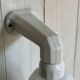 Art deco wall lamp, porcelain and opaline