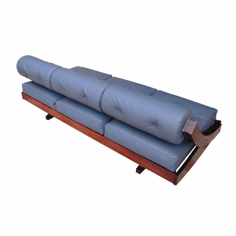 Gianni Songia Daybed in Navy Blue Andrew Muirhead Fine Scottish Leather