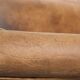 Fauteuil club en cuir de mouton vintage