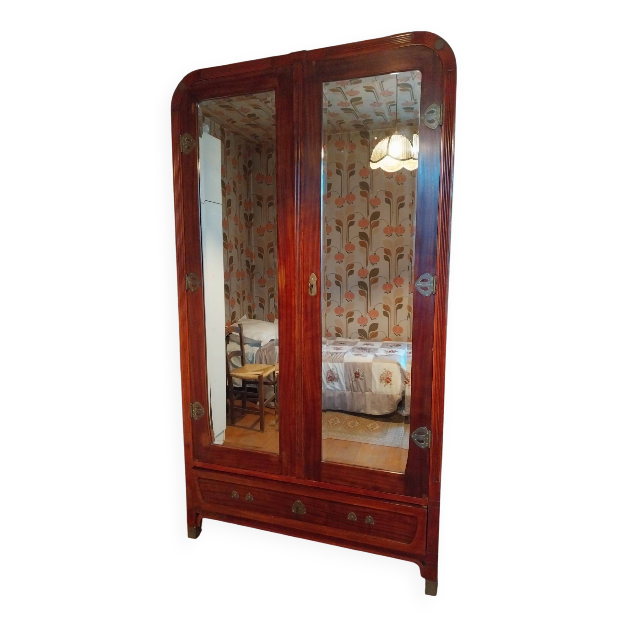 Art Nouveau wardrobe 1914 - signed Thonet