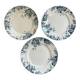 Series of 3 old flat plates “Terre de Fer”