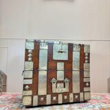 19th Century Korean Wooden and Brass Storage Chest