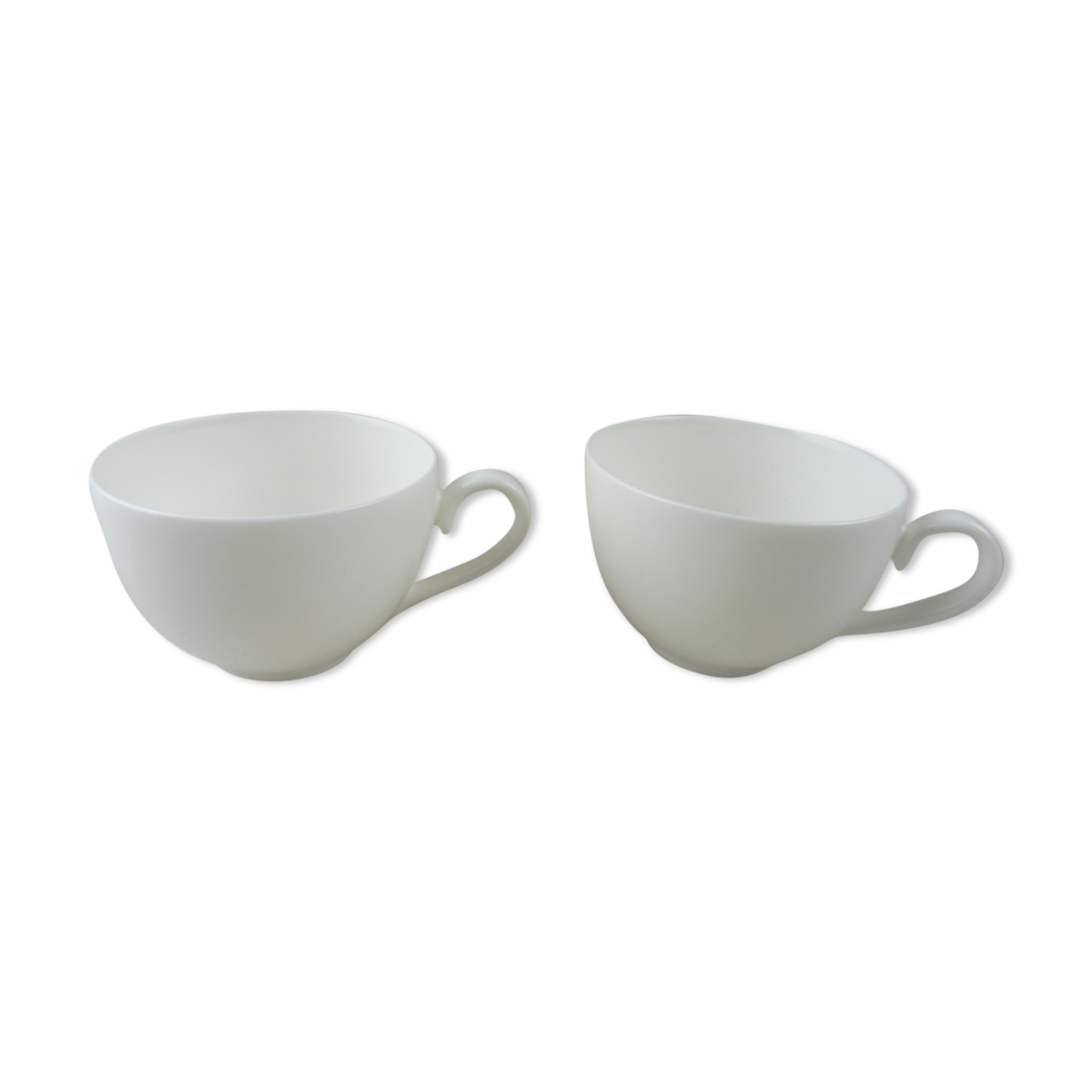 Lot of 2 cups, white Anmut décor, by Villeroy - Boch V-B