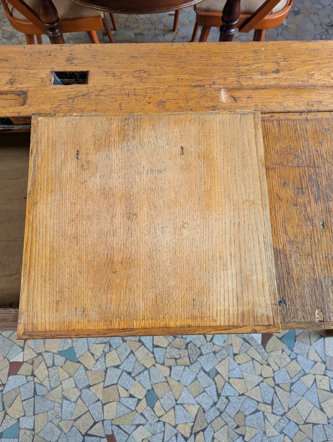 Double school desk