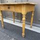 Farm table in natural wood fir 1900 brewery