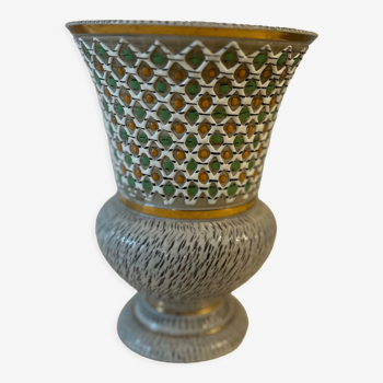 Earthenware vase by Jacques Breugnot