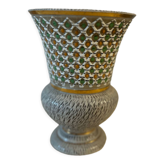 Earthenware vase by Jacques Breugnot