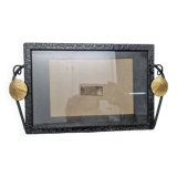 Art nouveau metal frame