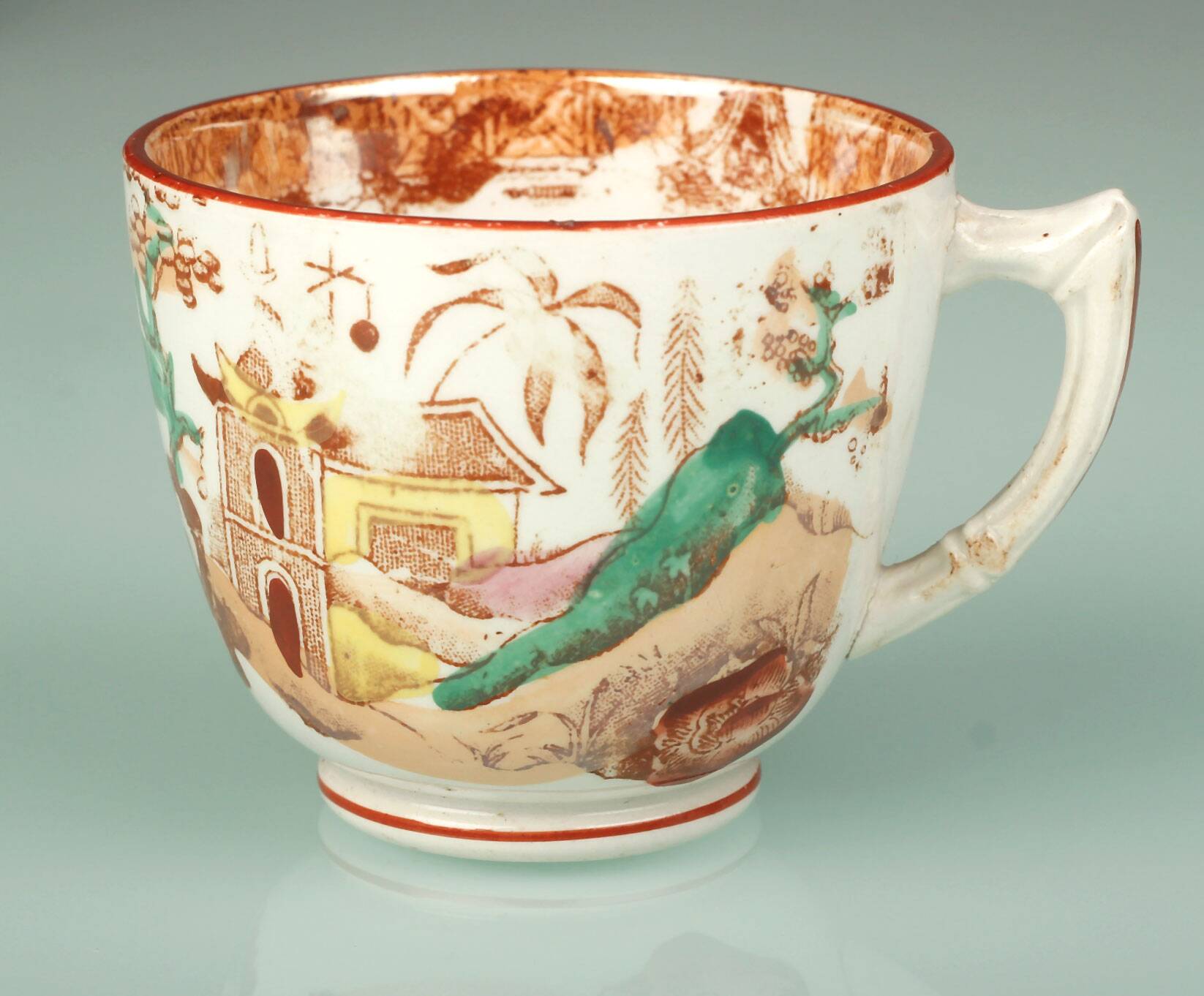 Coffee service Sarreguemines model Kyoto, 19th century