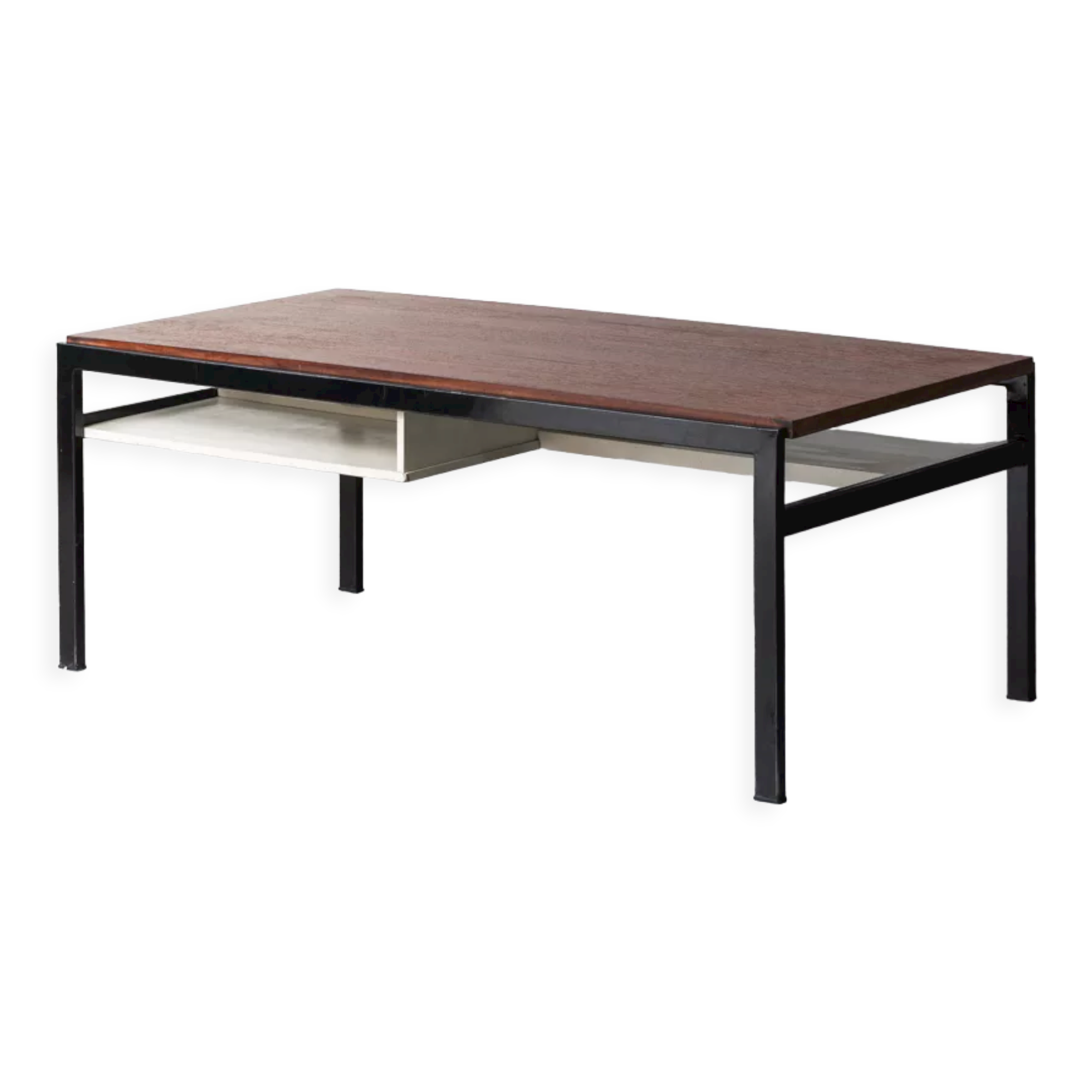 Coffee table, TU04, by Cees Braakman for Pastoe with magazine holder, Holland 1960’s