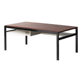 Coffee table, TU04, by Cees Braakman for Pastoe with magazine holder, Holland 1960’s