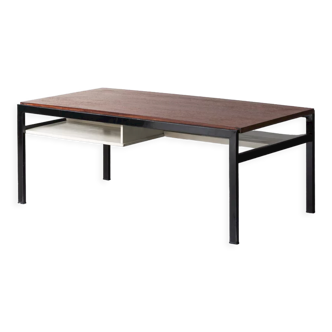 Coffee table, TU04, by Cees Braakman for Pastoe with magazine holder, Holland 1960’s
