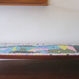 Mid century ceramic tiled patchwork long and low coffee table, 1960s