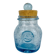 Bubble glass bonbonnière from Biot, blue