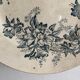 Ironstone plate "Floreal" 29.5 cm
