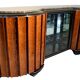 Large Art Deco Sideboard in Amboyna Root and Rosewood, Paris, 1925