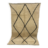 Handmade Moroccan Berber carpet 240 x 143 CM