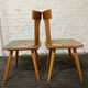 Paire de chaises bistrot scandinave des années 50-60