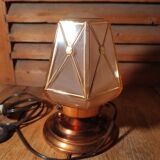 Art Deco lamp living room copper tulip glass pink edging gilded dp 1122109