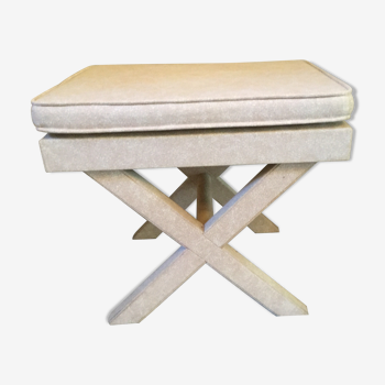 Stool covered with fabric