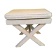 Stool covered with fabric