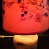 Sand-colored stone lamp