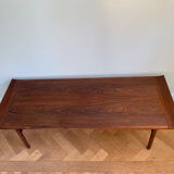 Large Palisander Coffee Table by Kurt Ostervig, Denmark 1960s