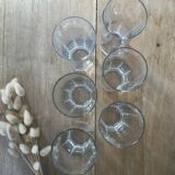 Water glasses / octagonal base juice