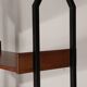 Vintage modular bookcase in wood and metal, Italy, 1960