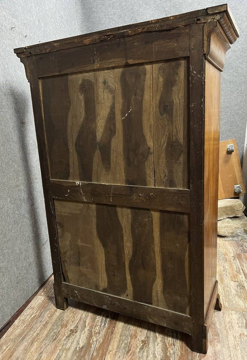 Louis Philippe period mahogany ogee desk circa 1830