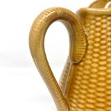 Brown Belgian ceramic pitcher