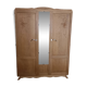 Renovated Art Deco oak wardrobe