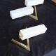 Pair of home wall light Arlus Bronze and opaline