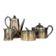 Antique silver-plated coffee and tea service by Elkington & Co, 1880s, set of 4.