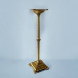 Vintage brass pedestal ashtray