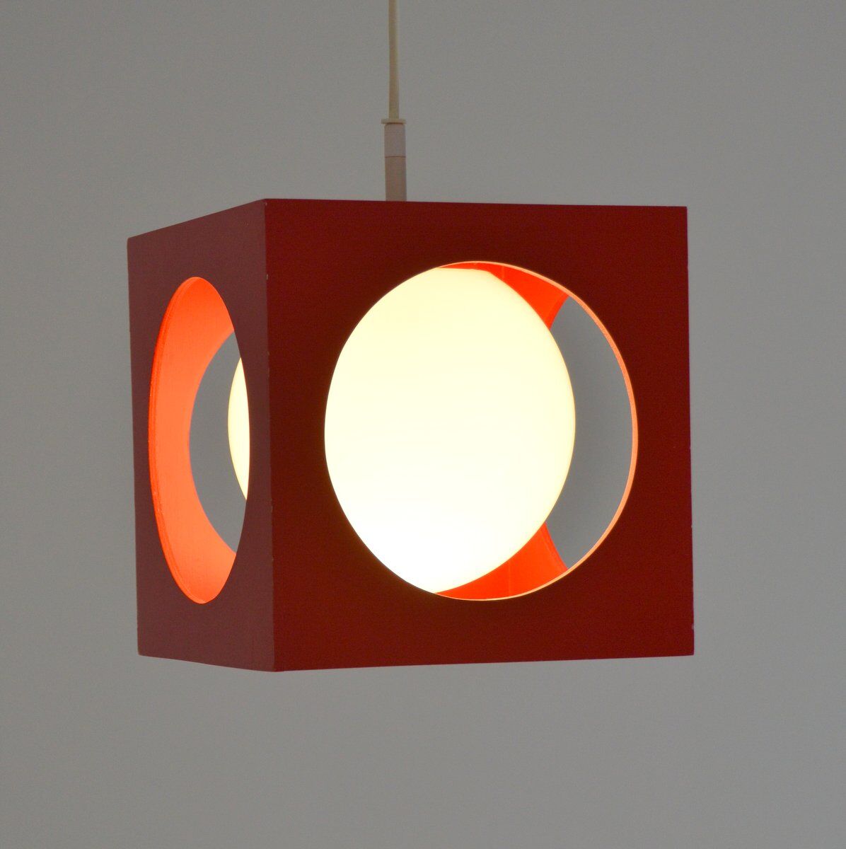 Suspension space age Gloss Leuchten vintage 1970s