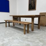 Solid oak bench from the 60s