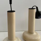 Pair of seventies suspensions, space age, lita brand